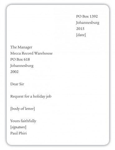 Job Application Letter In Afrikaans Arfs Digimerge Net